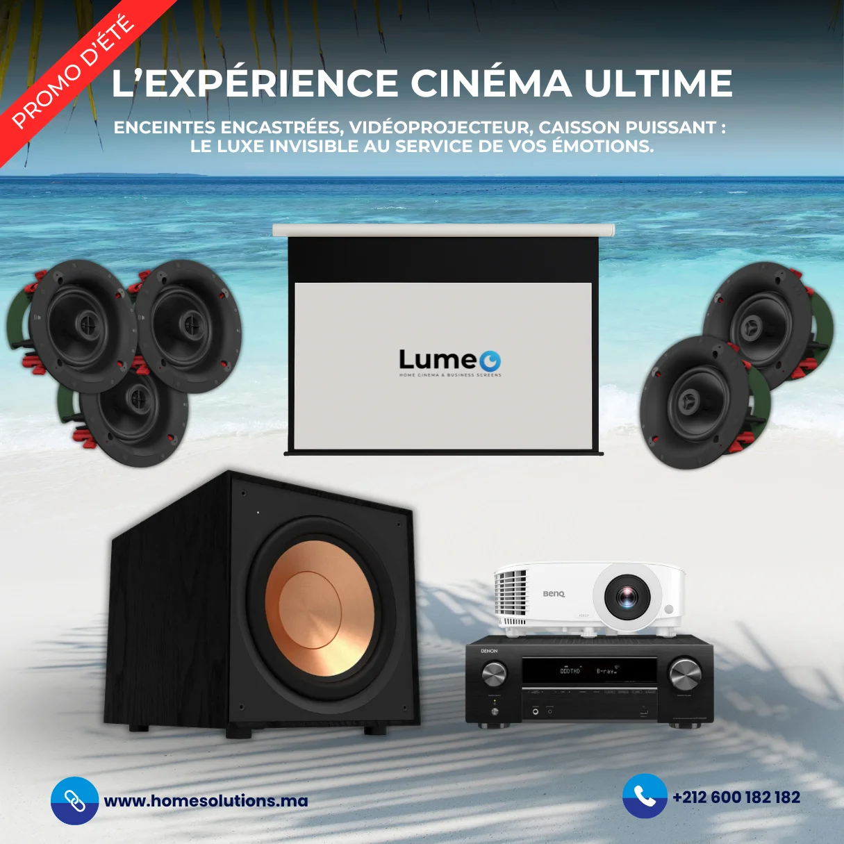 Packs Home Cinéma MAZL SELECTION Pack Home Cinéma invisible 5.1